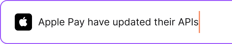 Example of a code change