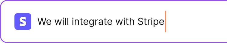 Image representing a stripe integration